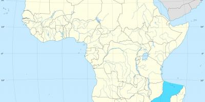 Mosambik kanálu afrika mapa